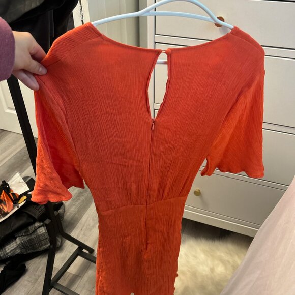 Orange Mini Dress - Picture 2 of 3